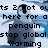 Pixelated static image with black text overlay on a blue and white background featuring a blurred penguin silhouette.
