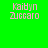 Four square display the name 'KaiDyn Zuccaro' in pink pixelated text against solid green and yellow backgrounds