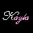 Five pixelated 'Hayla' text variations in pink and white on black background, with one gray rectangle visible.