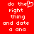 Red background with white pixelated text reading 'do the right thing and date a one' split into two , left includes a heart symbol replacing 'the'