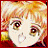 A 48x48 pixel animated buddy icon featuring a close-up of an anime-style character with blonde hair and brown eyes on the left, paired with "Anime IM" text in white pixelated font on a black background on the right.