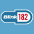 A split-screen contact sheet showing two static frames of a pixelated buddy icon with blue and green backgrounds, featuring text elements including "Blink 182" and "Original Icons .com".