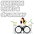 Pixelated icon of a drummer with red hair playing drums, text "EVERYONE LOVES A DRUMMER" above in gray block letters.