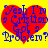 Red heart-shaped icon with blue text on yellow background, displaying 'Yes! I'm a Christian. Got a Problem?' in pixelated font.
