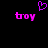 Pixelated pink text 'boy' appears twice on black background with a pixelated heart above the left instance.