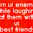Red background with white pixelated text repeating 'in ur enemn ur enem while laughirhile laughin at them wittat them wit ur best friendbest friends' in a pattern