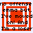 Pixelated text reads "no offense emma but, I've moved on! And I'm a loser" over layered orange and white squares.