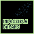 25 pixel-art icons with black backgrounds, each displaying 'IMPOSSIBLE DREAMS' text and a shooting star animation sequence