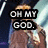 A pixelated image of a person with light brown hair holding a microphone, overlaid with bold black text boxes containing phrases.