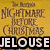 Animated image featuring 'The Nightmare Before Christmas' characters with overlaid text reading 'JELOUSE SANTA IS COMING TO TOWN :D'