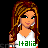Pixelated icon of a woman with long brown hair wearing a white top and red pants, next to text reading 'Italian' in green and 'Sweet heart' in red.
