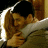 A split-frame contact sheet showing a pixelated image of two people kissing on the left and green text reading "Original Icons .com" on the right against a dark background.