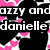 A static buddy icon with black, white, pink, and yellow elements featuring text and symbols.