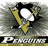 A split-screen buddy icon featuring a Pittsburgh Penguins logo and a hockey jersey with 'CROSBY 87', plus red text reading 'the brave may not live long but the cautious don't live at all'.