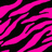 A static pixelated pattern of diagonal black stripes on a bright pink background with no visible text or figures.