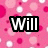 Pink background with white and red dots, black-outlined text reading Will You Forgive Me? in four segments.