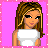 Pixel art contact sheet showing a female character in four frames with pink background, white dotted border, and text "Hot and SEXY" on the bottom right frame.