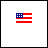 Animated contact sheet of a 5x5 grid showing sequential frames of an AIM buddy icon featuring the American flag and text elements that change across frames.