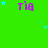 Green background with purple 'Tia' text and light blue stars scattered across, some stars appear to move or fade in different frames.