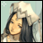 A 48x48 pixel buddy icon featuring a cartoon-style character with long dark hair and a light-colored head covering, alongside text reading "Anime IM" on the right side of the image.