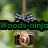 A pixelated buddy icon shows a golden camera hanging from a string with a gray bow, against a green blurred background, with text changing from "Woods-ninja" to "Woods-ninja" to "Woods-ninja".