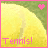 Pixelated image of a tennis ball with green grass background, pink border, and 'Tennis!' text at bottom.