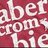 Pixelated red background with white text reading 'abett' and 'from the', partially obscured by pixelation.