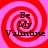 Four identical red and pink spiral backgrounds with black text reading "Be My Valentine" arranged in a
