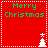Red square icon with green "Merry Christmas" text and white pixelated tree/snowflake symbols in four quadrants.