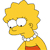 Pixelated character with yellow hair, white eyes, black pupils, and a red shirt against a plain background.