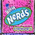 Pixelated icon with pink background, blue-green oval shape containing white text 'nerds', and yellow-green rectangular text box below.