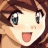Pixelated anime-style character face with open mouth and wide eyes on left, next to black background with white text "Anime IM" above smaller cursive "com" on right.