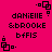 Pixelated icon with bright pink background displaying text and geometric shapes in black.