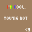 repeated text and symbols on a brown background, with color variations in the letters across multiple