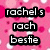 Pink background with white and red dots, multiple black text labels in pixelated font displaying names and phrases.