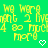 Green background with repeating yellow text and white pixel hearts, static image with no visible animation changes.