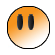 Four orange gradient circular icons with black outlines, two showing vertical bars and two horizontal bars in the center.