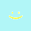 Two pixelated smiley faces side-by-side on a light blue background, one yellow and one blue.