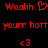 Red pixelated text and symbols on black background, with variations in punctuation and character shapes across two side-by-side views.