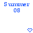 Blue pixelated text and numbers on white background with two heart symbols below, showing identical static content across observations.