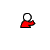 A 4x4 contact sheet of pixelated AIM buddy icons showing various character poses, landscape backgrounds, and text elements in a retro digital style.