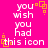 Pixelated text on bright pink background with orange square accents, showing repeated phrases and partial text in white and orange pixels.