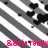 Black hearts float over diagonal gray and white stripes with red text reading "&amp;It's really not that funny" in pixelated font.