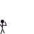 Animated sequence of stick figures in black and blue performing actions against a white background.