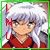 Pixelated anime-style character with silver hair and red clothing, framed by colored borders in a
