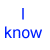 Pixelated image with blue text reading "I know your secret. you... love me" above a character in red headwear and white top against blue background.