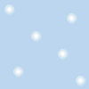 Light blue background with scattered white circular shapes resembling snowflakes, and a solid gray rectangular block in the bottom right corner.
