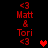 Red pixelated text and heart symbols on black background, with animated heart changes.