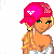 Pixel art contact sheet of animated friendship-themed buddy icons featuring two female characters in various outfits and poses with text elements "Best Friends" and "Forever!" on colored backgrounds.