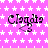 A pink background with white stars features multiple 'Clayde' text icons with black and purple outlines, some showing slight animation changes.